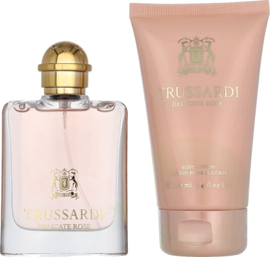 Trussardi Delicate Rose Urban Giftset 150 ml Eau De Toilette Spray 50ml/Body Lotion 100ml