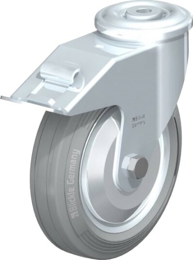 Blickle Styrehjul Med Brems 749807 Ler-Ve 180R-Fi-Sg-Fa Hjuldiameter 180 Mm Bæreevne (Maks.) 170 Kg (1 Stk)