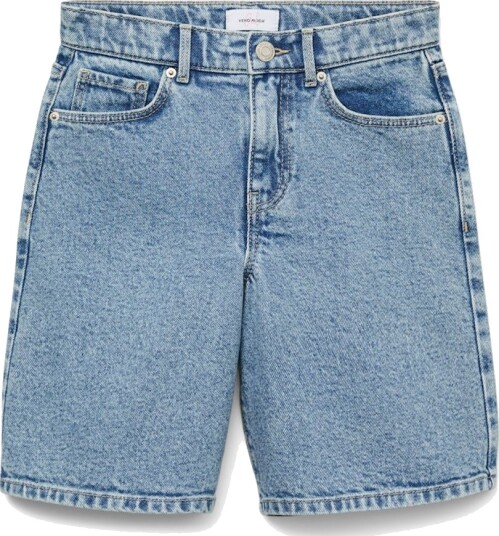 Vero Moda Girl Skye HR Long Denim Shorts (128 / 8 år)
