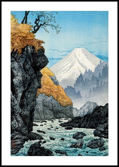 Foot of Mount Ashitaka 1932 Plakat Plakat / 70x100cm