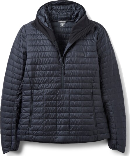 RAB Microlighter Pullover Hoody Dame Black 10