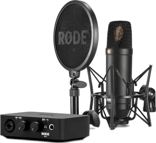 RØDE NT1 Signature Kondensatormikrofon + Ai-1 lydkort