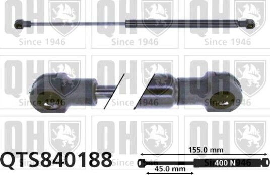 QUINTON HAZELL QTS840188 Baklukedemper