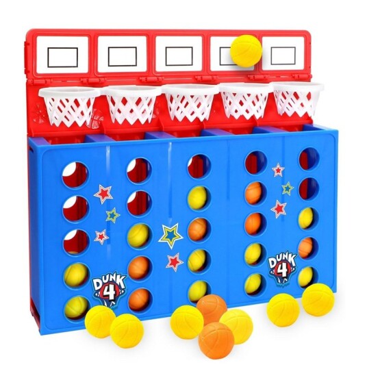 Dunk 4: 4 På Rad Spill Dunk 4: 4 På Rad Spill