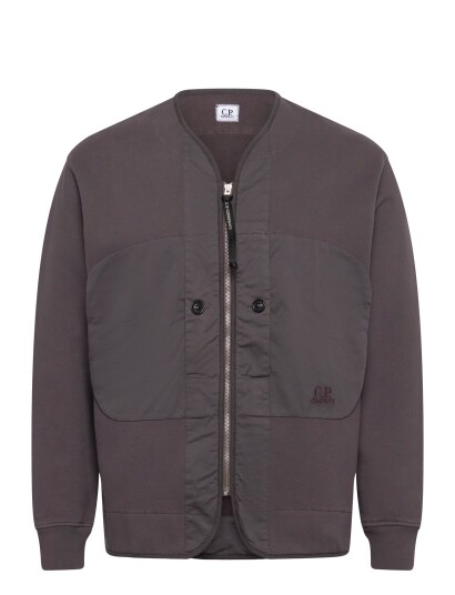 C.P. Company Logo Embroidered Jacket Grey XXL