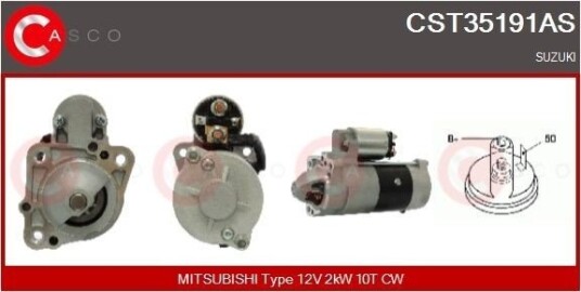 CASCO CST35191AS Starter CASCO CST35191AS Starter