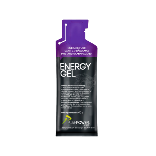 PurePower Energy Gel solbær 40 g.