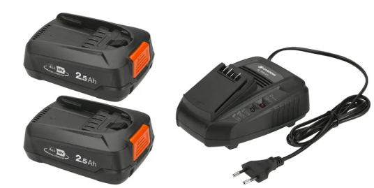 Gardena P4A 2 x PBA 18V/45 + AL 1830 CV Startsett, Power for all Gardena P4A 2 x PBA 18V/45 + AL 1830 CV Startsett, Power for all