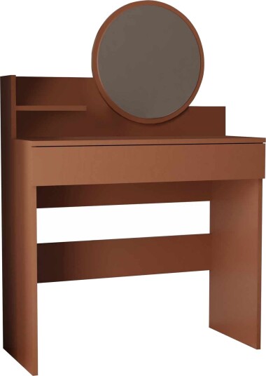 Fabrony sminkebord med speil 90 cm - Sepia