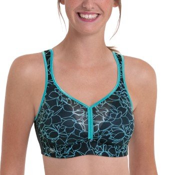 Anita BH Active Air Control DeltaPad Sports Bra Svart/Bla A 85 Dame