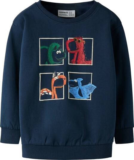 Name It Collegegenser NmmLorenzo Navy Blazer Name It 6 år (116) Collegegenser Marineblå