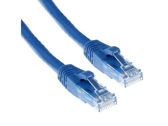 Act Ib2652 0,25M Cat6a U/Utp (Utp) Blå Nettverkskabel (Ib2652)