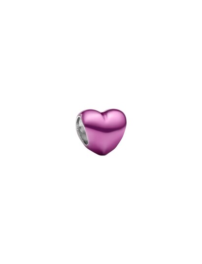 Pandora Pink Heart Mini Charm Pink ONE SIZE