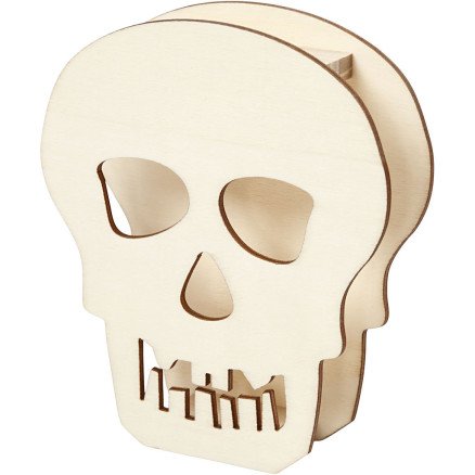 Diverse Halloween figur Hodeskalle H: 13,5 cm D: 3 cm B: 11,5 cm 1 stk