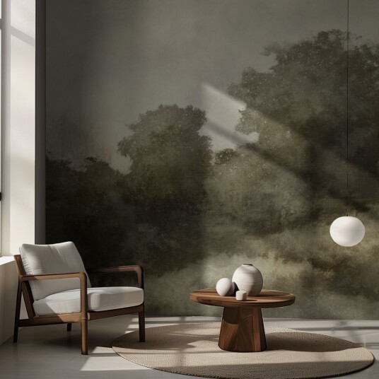Tapet   Fredelig landskapsdesign