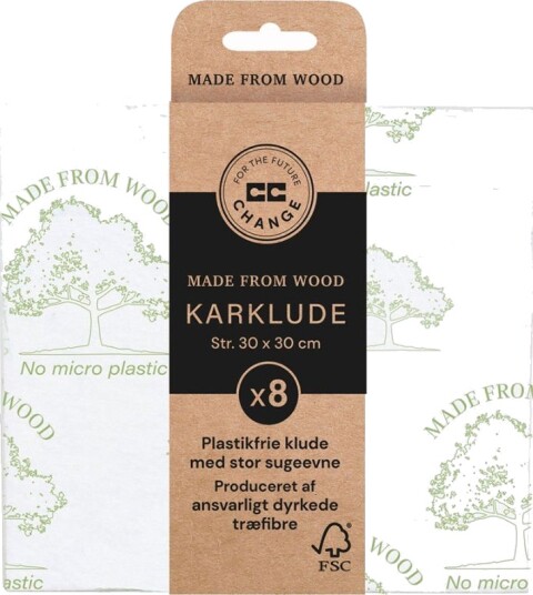 Karklud Plastfri | 8 Stk. | Cc Hansen