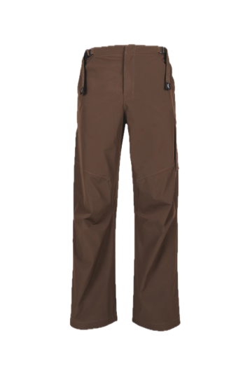 Rungne Harness Pants Wide Leg Chocolate Brown XS