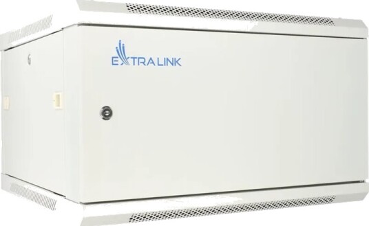 Extralink Asp Rack Skap 600X450 Mm Veggmonterbar Grå 6U 19"