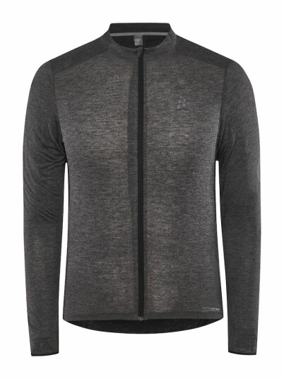 Craft Core Essence Wool LS sykkeltrøye grå