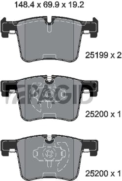 PAGID T2052N Bremseklosser