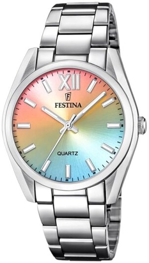 Festina Dameklokke F20622 H Boyfriend Flerfarget/Stål Ø36.8 mm Festina Dameklokke F20622 H Boyfriend Flerfarget/Stål Ø36.8 mm