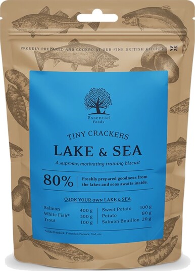 Essential Foods Lake & Sea Tiny Crackers Hundegodbiter 100 G Essential Foods Lake & Sea Tiny Crackers Hundegodbiter 100 G