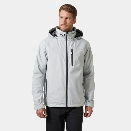 Helly Hansen Crew Mellomlags Seilerjakke Med Hette 2.0 Herre Grå S