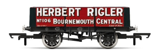 Hornby 5 Plank Wagon Herbert Rigler No.106 - Era 2/3 Hornby 5 Plank Wagon Herbert Rigler No.106 - Era 2/3