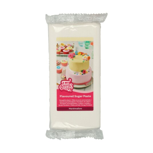 Hvit Fondant Marshmallow Fra Funcakes 1kg Hvit Fondant Marshmallow Fra Funcakes 1kg