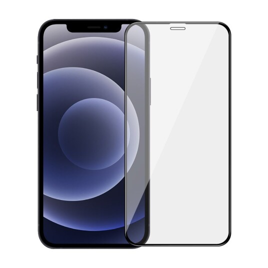 DACOTA PLATINUM TIGER GLASS 3D IPHONE 12/12 PRO SKJERMBESKYTTERSVART