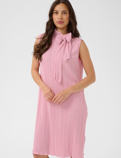 Saint Tropez Zunisz Ss Bow Dress Pink XS Saint Tropez Zunisz Ss Bow Dress Pink XS