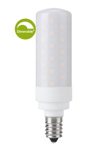 LED T28 E14 C927 900LM 9W dimbar opal CRI90