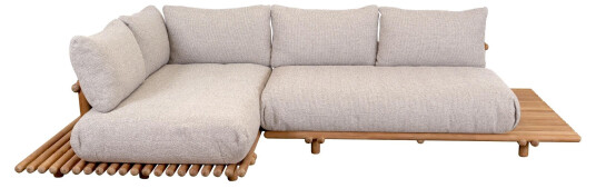 Cane line Sticks hjørnesofa Teak/desert sand 2 2 seters moduler Beige