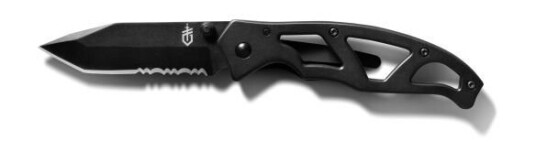 Gerber Paraframe Tanto Foldekniv svart boks, Håndverktøy
