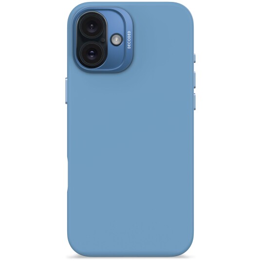 Decoded BackCover MagSafe Silikondeksel til iPhone 16 Plus   Air Blue
