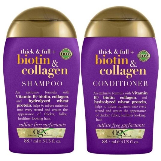 Ogx Biotin & Collagen Shampoo 88.7 ml  & Conditioner 88.7 ml