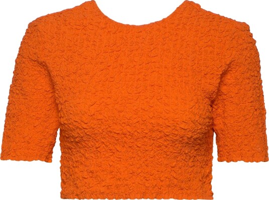 Ganni Cotton Poplin Orange 36