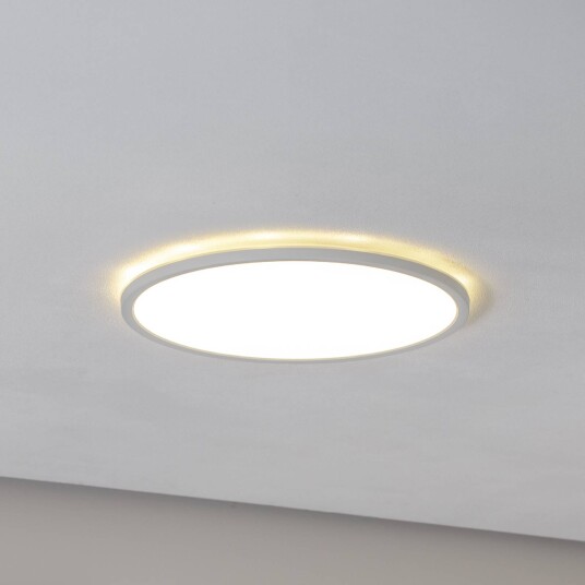 TK Lighting Aqua LED panel Ø 40 cm hvit metall/plast CCT dimbar