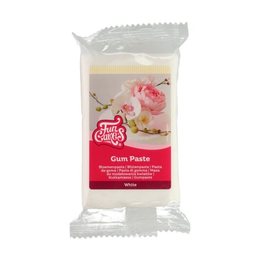 Funcakes Gum Paste Hvit 250g 