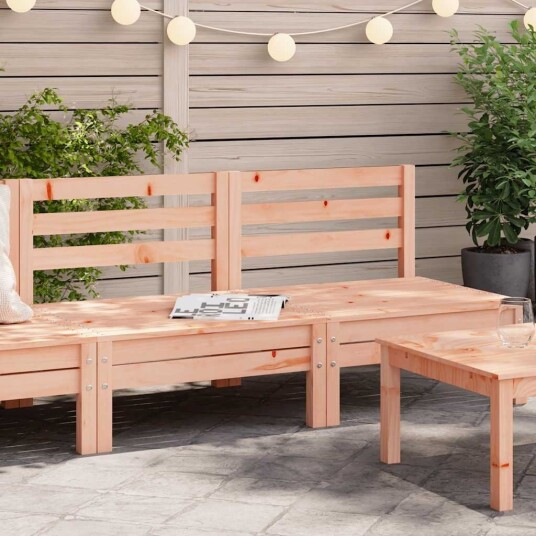 Utendørs hjørnesofaer uten armlener 2 stk heltre douglasgran 838003