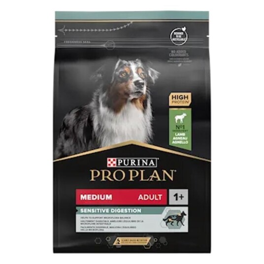 Purina Pro Plan Medium Sensitive Digestion Tørrfôr med Lam 3 kg