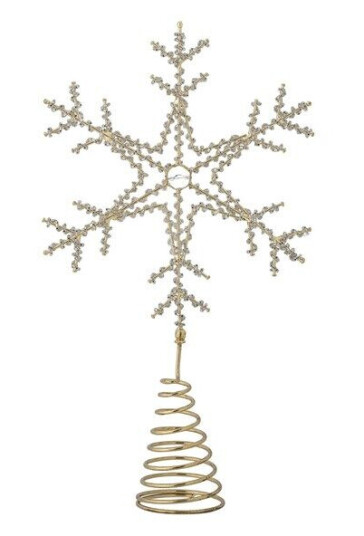 Bloomingville Cannes Tree Star Top - Silver