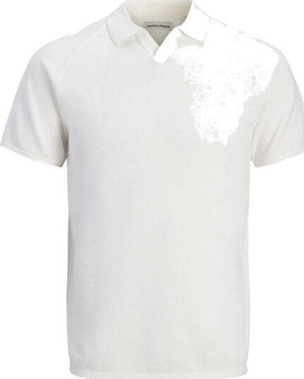 Jack & Jones Jjhill Knit Split Neck Ss26 Cream M