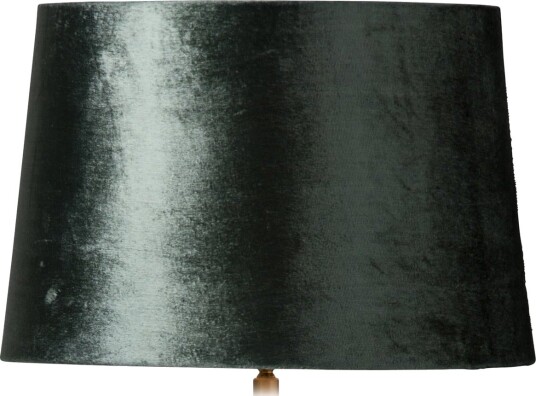 Lola lampeskjerm, salviegrønn, Ø 33 cm, fløyel – Watt & Veke - Design - Stoff / Tekstil