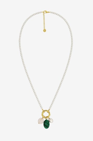 Edblad   Halskjede Beach Crystal Necklace   Sølv