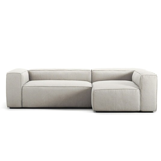 Decotique Grand 3 Seter Sofa Divan Høyre Moon White