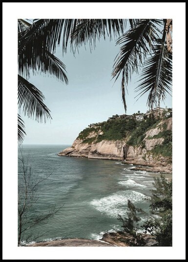 Between Palm Leaves Plakat Plakat / 40x50cm