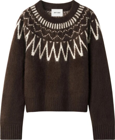 Soft Goat Dame Strikkevarer Brun XS,