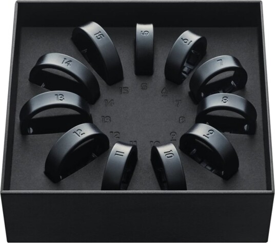Samsung Galaxy Ring Størrelsesett 5-15, Svart - Smart Ring