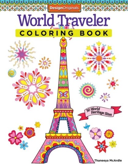 World Traveler Coloring Book Av Thaneeya Mcardle